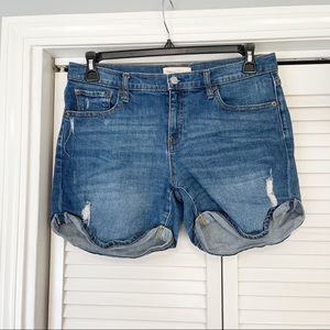 Denim shorts